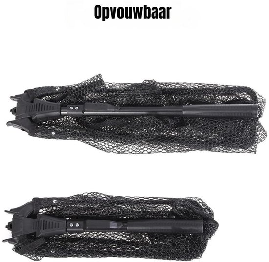 Zylo® Schepnet Vissen - Visnet - Telescoop Schepnet - Draagbaar - Schepnet - 59x30x1cm - Zwart van Zylo — afbeelding 5