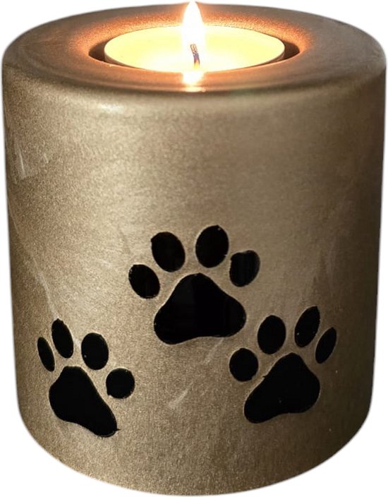 Honden urn - Glazen flesje voor hond- Voor het bewaren van as of plukjes vacht - Mini