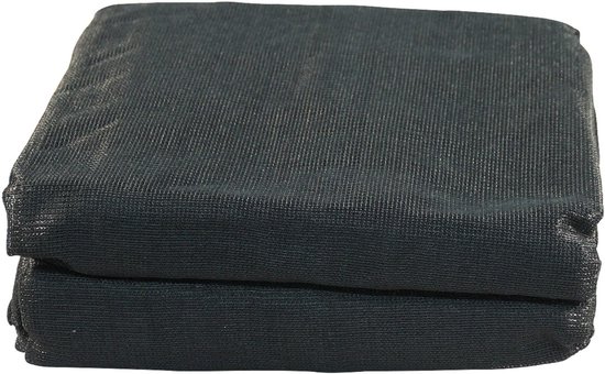 Filet de protection 2500x1400mm noir foncé RAL 9005 - Novio - Filet de remorque - Maille fine - Filet de protection - Filet pour remorque