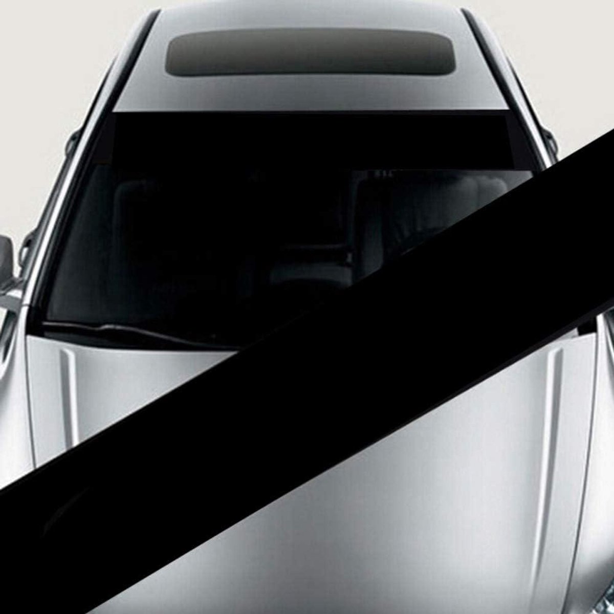 Voorruit Sticker Reflecterend Voor Achterruit - Auto Styling Decoratie Zwart .