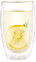 Megalin - Lot de 6 verres à double paroi - 450 ml