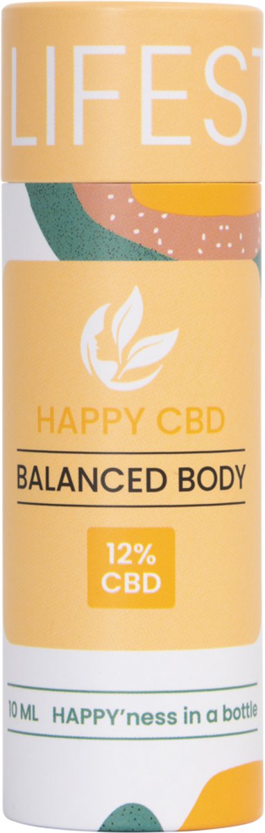 Happy CBD Balanced Body CBD olie 12% - 10 ml