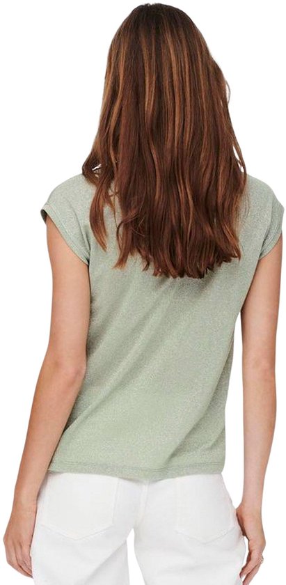 ONLY - ONLSILVERY S/SV NECK LUREX TOP JRS NOOS - Femme - Chemisiers