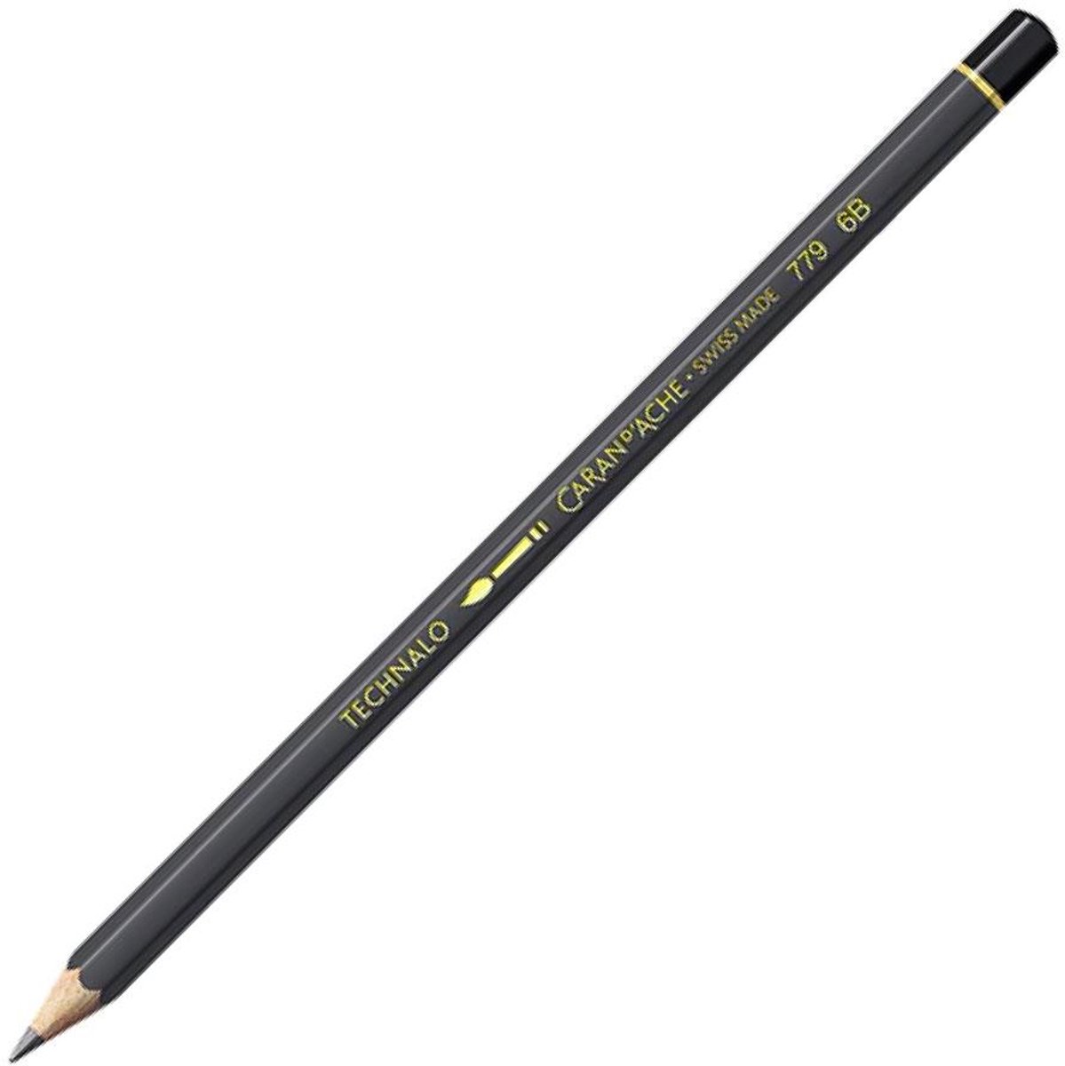 Caran D'ache - Technalo Grafietpotlood Wateroplosbaar - 6B