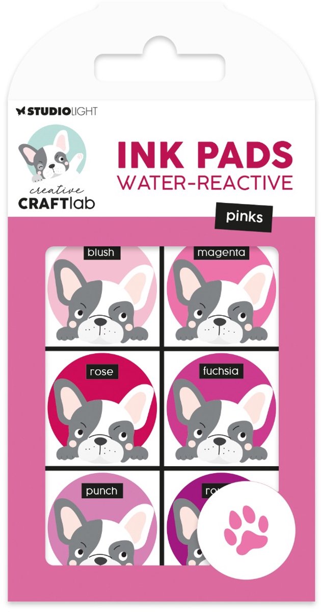 CCL Ink Pads Water-reactive Pinks Essentials nr.29