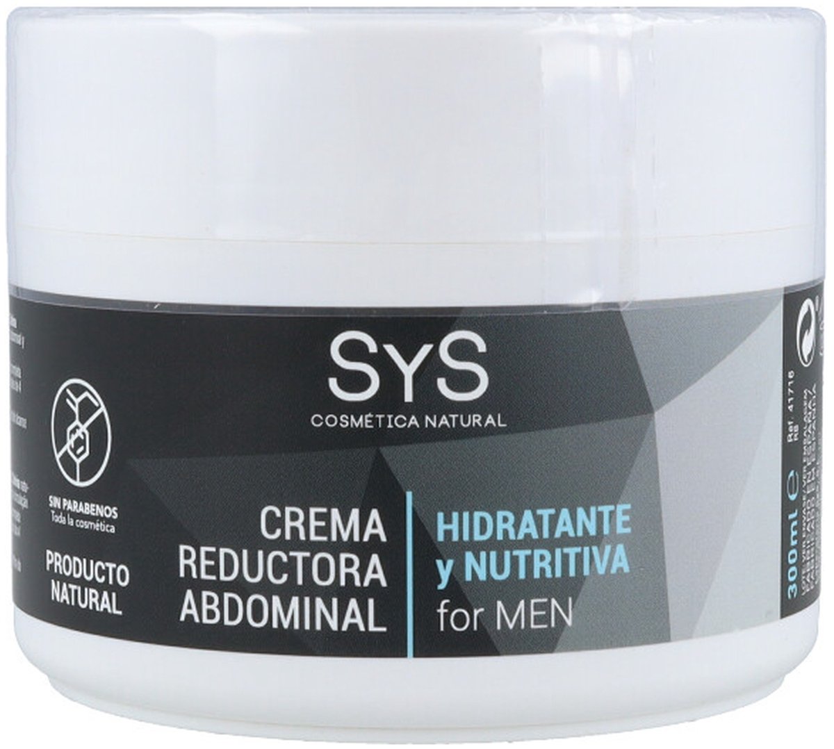 Goedkoopste Sys Afslank Crème - Lotion - Afslanken Buik & Taille - Voor Mannen - 100 Natuurlijk - 300ml