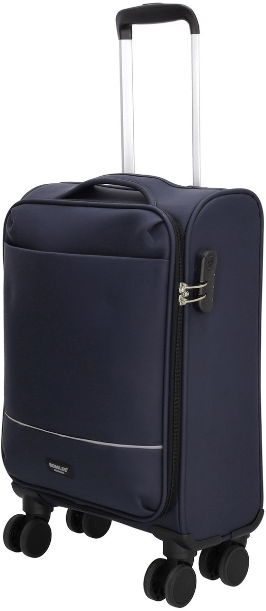 Beagles Originals Waterproof Trolley Koffer Handbagage Premium Design - Blauw