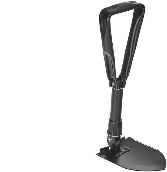 GEKO 2-in-1 opvouwbare survival schep - compact - verstelbaar - zwart van Geko — afbeelding 4