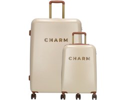 Charm London Capetown Koffer 20-28 Inch Kofferset Hardcase Handbagage L S Beige