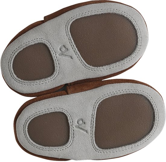 Vertbaudet Elastische leren babyschoentjes in soepel leer