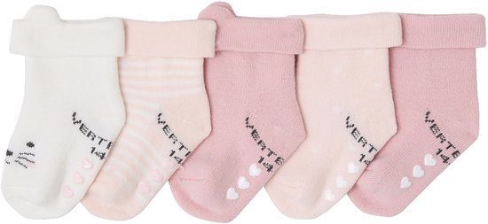 Vertbaudet Lot de 5 paires de chaussettes "chat" bébé