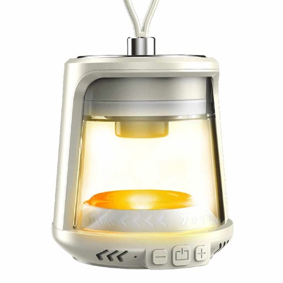 Outdoor Bluetooth speaker met licht, waterdicht IP65, draagbaar, draadloos, stereogeluid, tuin- en campinglamp
