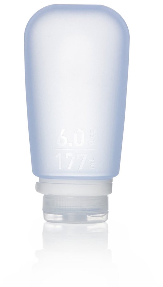 Human Gear - GoToob+ - reisflesje - flacon - herbruikbaar - lekvrij - lichtgewicht - XL - 177ML - Blue