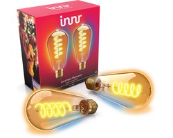 Innr E27 filament lamp - geschikt voor Philips Hue - Zigbee - LED smart bulb - warmwit tot koelwit…