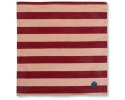 Byon - Servet Leya Streep rood en roze 45x45cm (set van 2) - Servetten