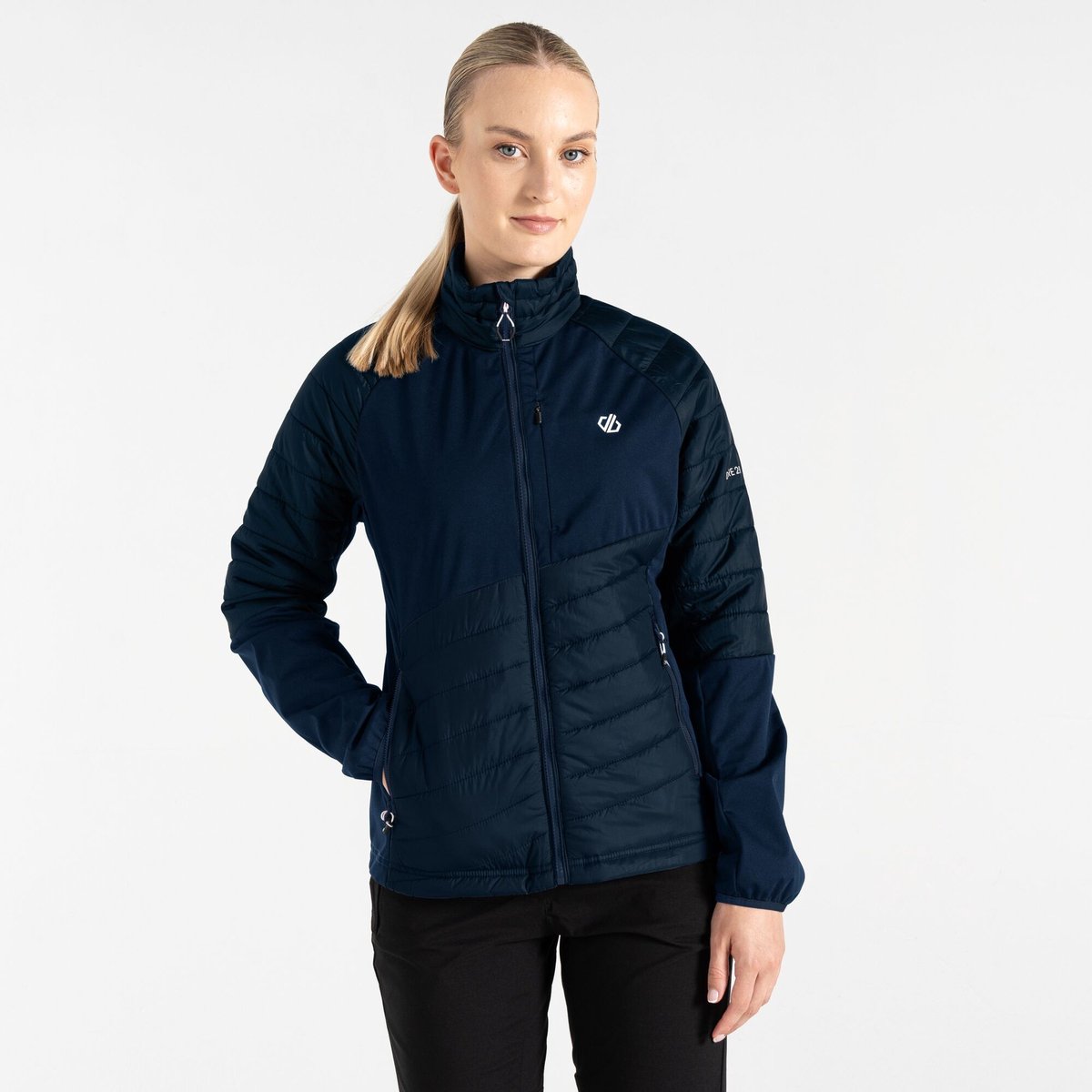 De Lexan hybride wandeljas voor dames Blauw