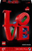 Bol.com LEGO Art LOVE Woonaccessoire Decoratie Bouwpakket voor Volwassenen Valentijnscadeau - 31214 aanbieding