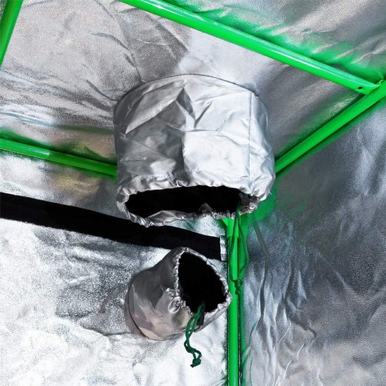 YUENFONG Growtent 240 X 120 X 200 Cm - Professionele Kweektent Met Reflecterende Wand En Stevige Constructie