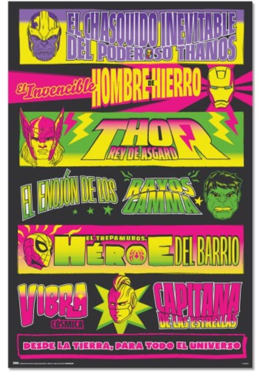 Grupo Erik Poster Marvel - Wrestling 61x91,5cm Divers