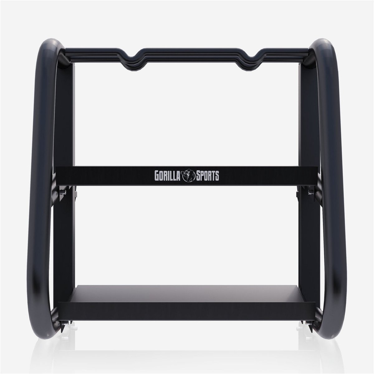 Gorilla Sports Halterstandaard - Multifunctioneel - Voor Halters, Kettlebells en Barbells - Staal - Belastbaar tot 300 kg – foto 7