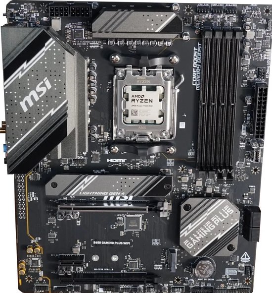 Azerty Combokit MSI 9800X3D - Combokit - AMD Ryzen 7 9800X3D - MSI B650 Gaming Plus WiFi