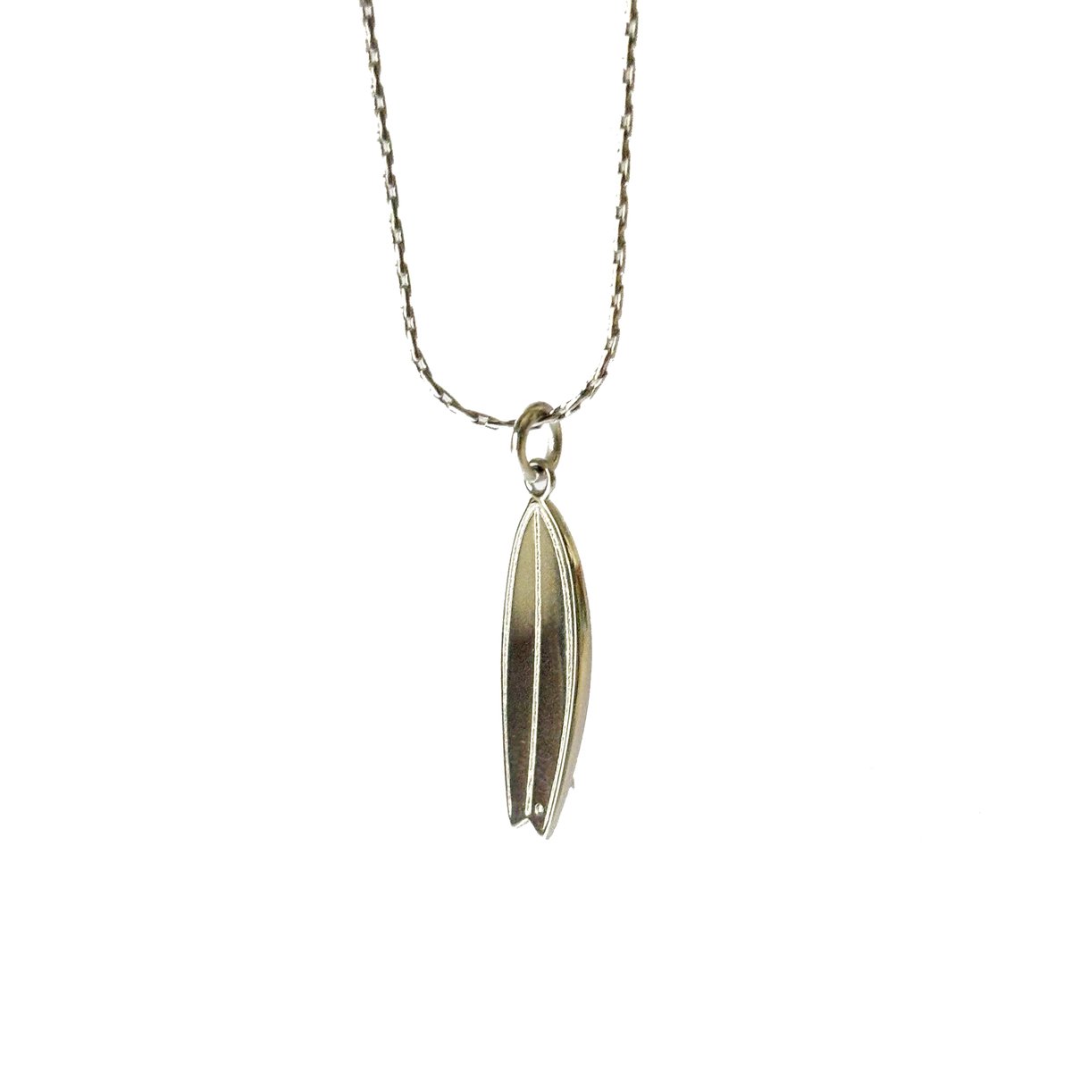 Laguna Treasures Jewellery - Ketting Oceaan Shortboard - Zilver - Verguld - Longbox ketting - Halsketting - Sieraden - Surf - Surfplank