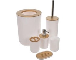 Badkamer accessoires set - toilet borstel - badkamer - sanitair