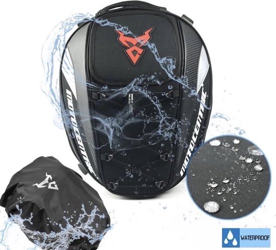 Motortas 37L - Staarttas - Zadeltas - Rugtas - Tanktas - Waterdicht - Hoge Capaciteit - Helm - Rugzak - Achtertas - Multi-Functionele