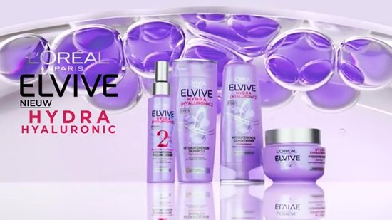 L'Oréal Paris Elvive Hydra Hyaluronic Shampoo - Voor verzwakt, futloos haar - 10x meer hydratatie - 250 ml
