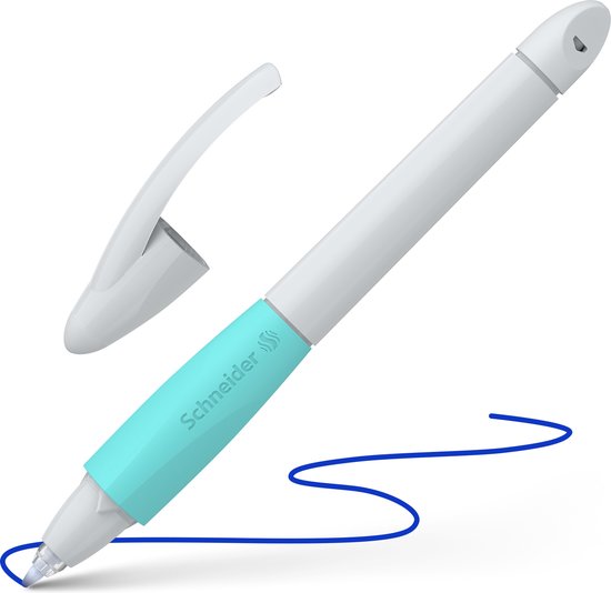 Rollerball Schneider - Base Ball - gris clair/turquoise - plume M - S-188331