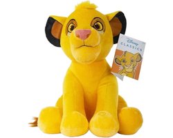 Simba - The Lion King Pluche Knuffel met Geluid 30 cm - De Leeuwenkoning - Speelgoed Knuffels voor Kinderen Jongens Meisjes - Mufasa, Simba, Nala, Pumba, Timon