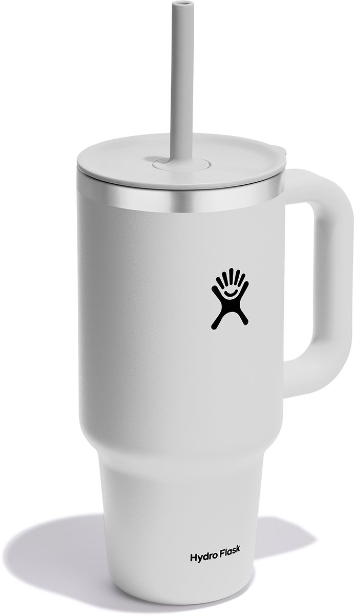 Hydro Flask - All Around Reisbeker - 946ml Wit- Thermosbeker – foto 2