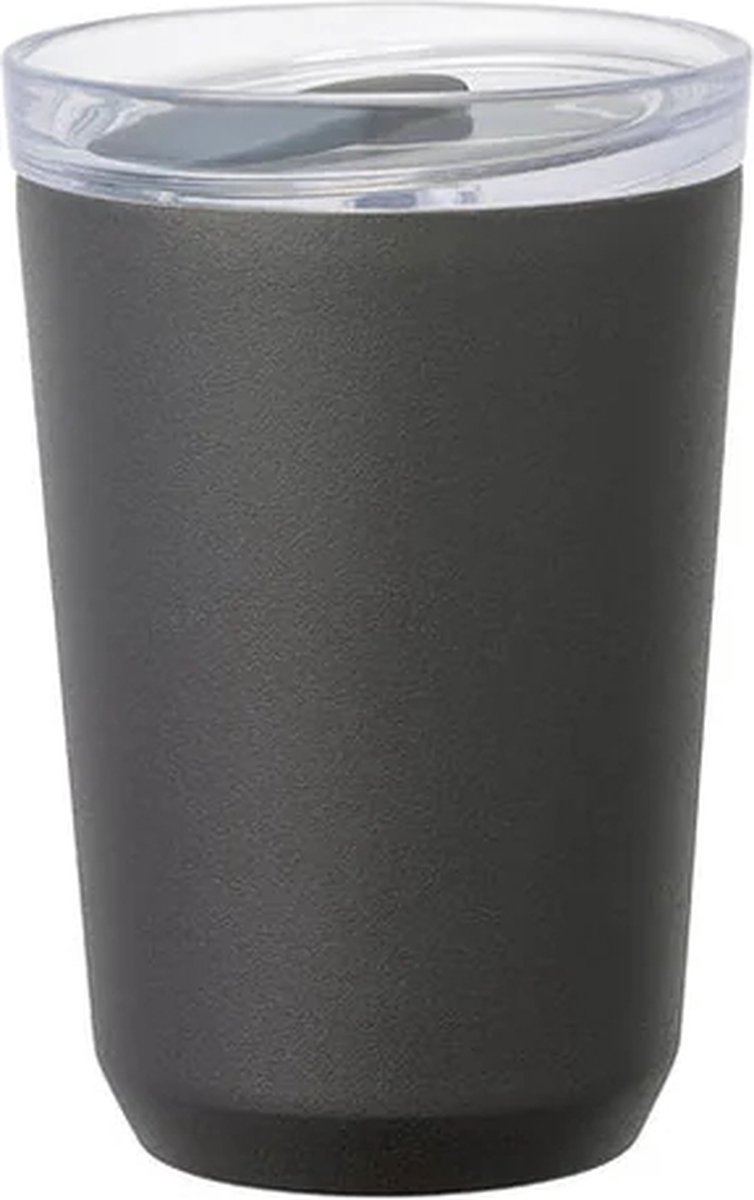 KINTO TO GO TUMBLER 360ml met deksel Zwart - Drinkbeker - Koffie/Thee