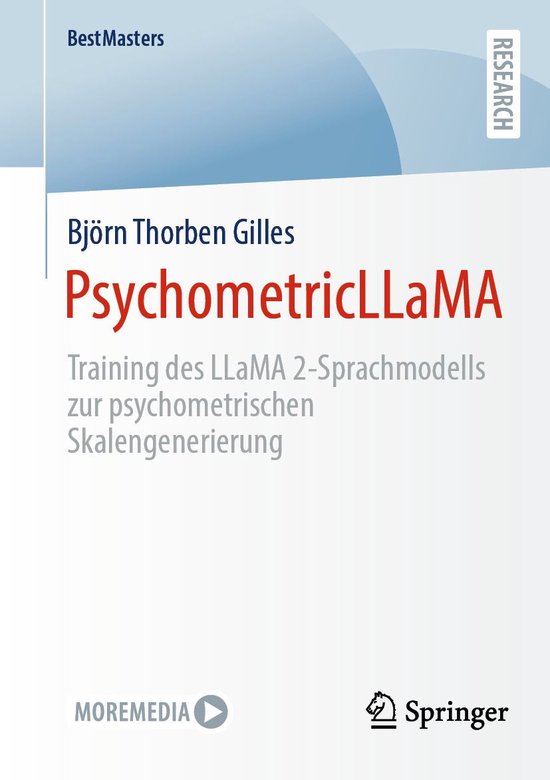 Psychology (German Language) - PsychometricLLaMA - cover
