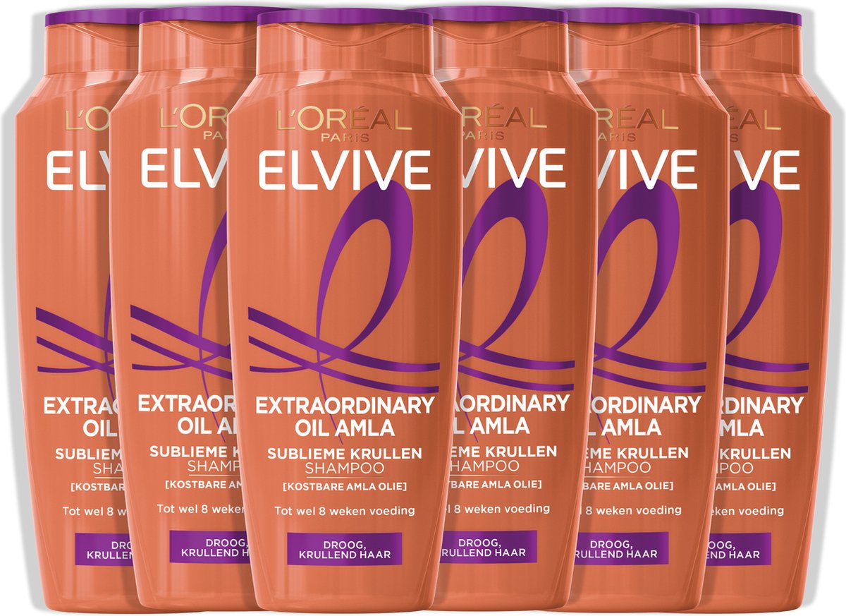 L’Oréal Paris Extraordinary Oil Shampoo - 6 x 250 ml - Voordeelverpakking