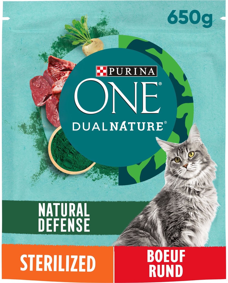 Purina Purina ONE DualNature Gesteriliseerd 650g Rund