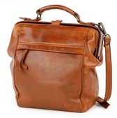 Bear Design Shelly Leren Rugzak / Dokterstas - Cognac