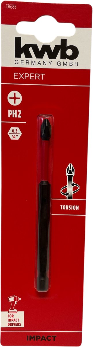 KWB bit torsion 100 mm PH2 s2