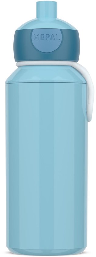 Gourde pop-up Mepal Campus - 400 ml - Fermeture hermétique - Gobelet pour enfant - Bleu Cool