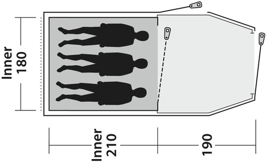 Outwell Tent Earth 3 Plus van Outwell — afbeelding 5