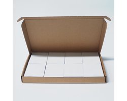 A7 Flashcards - 74 x 105 mm - 250 g/m2 - Wit - 640 stuks in verpakking