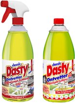 Dasty Ontvetter - Keukenreiniger - 1x Spuitfles - 1 x Navulling - totaal 2x 1000ml