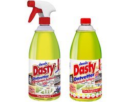Dasty Ontvetter - Keukenreiniger - 1x Spuitfles - 1 x Navulling - totaal 2x 1000ml
