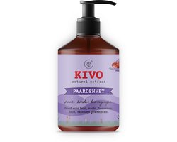 Kivo Petfood - Supplement puur Paardenvet 500ml - Goed voor huid, vacht, hersenen, hart, vaten en gewrichten.