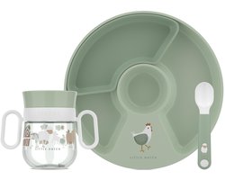 Mepal Mio Babyservies set Little Dutch - 3-delig - Kraamcadeau - Kinderservies - Little Farm