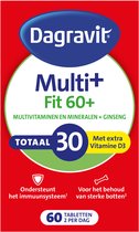 Dagravit Vitaal 60+ Multivitaminen - Ondersteunt het immuunsysteem (1) - 60 tabletten