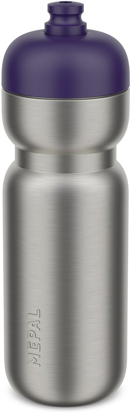 Mepal RVS bidon pull Sport - 800 ml - Pak, open en drink - Lichtgewicht RVS - Vaatwasmachinebestendig - Drinkflessen - Midnight blue