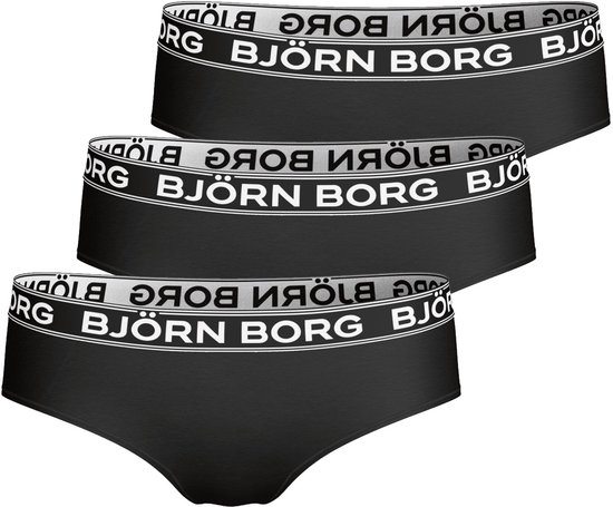 Björn Borg Ladies Cheeky Hipster 3 Pack Taille M Femme