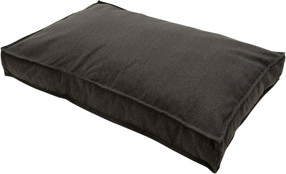 Hondenlounge ca.100x68x15cm Dark grey canvas eco+