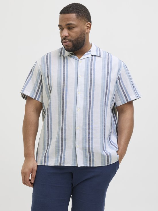 Chemise Jack & Jones - Blauw - 5XL Grandes tailles